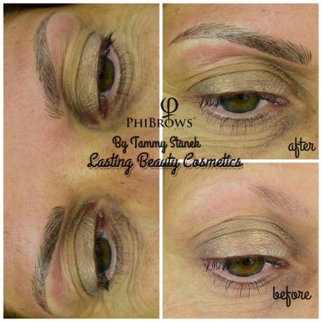 Microblading eyebrows Madison by Lasting Beauty Cosmetics